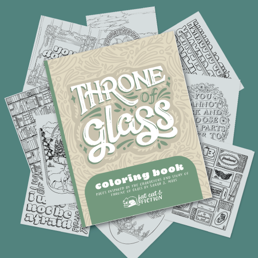 Throne Of Glass - Coloring Book