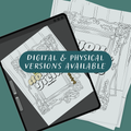 Throne of Glass Digital Coloring Book